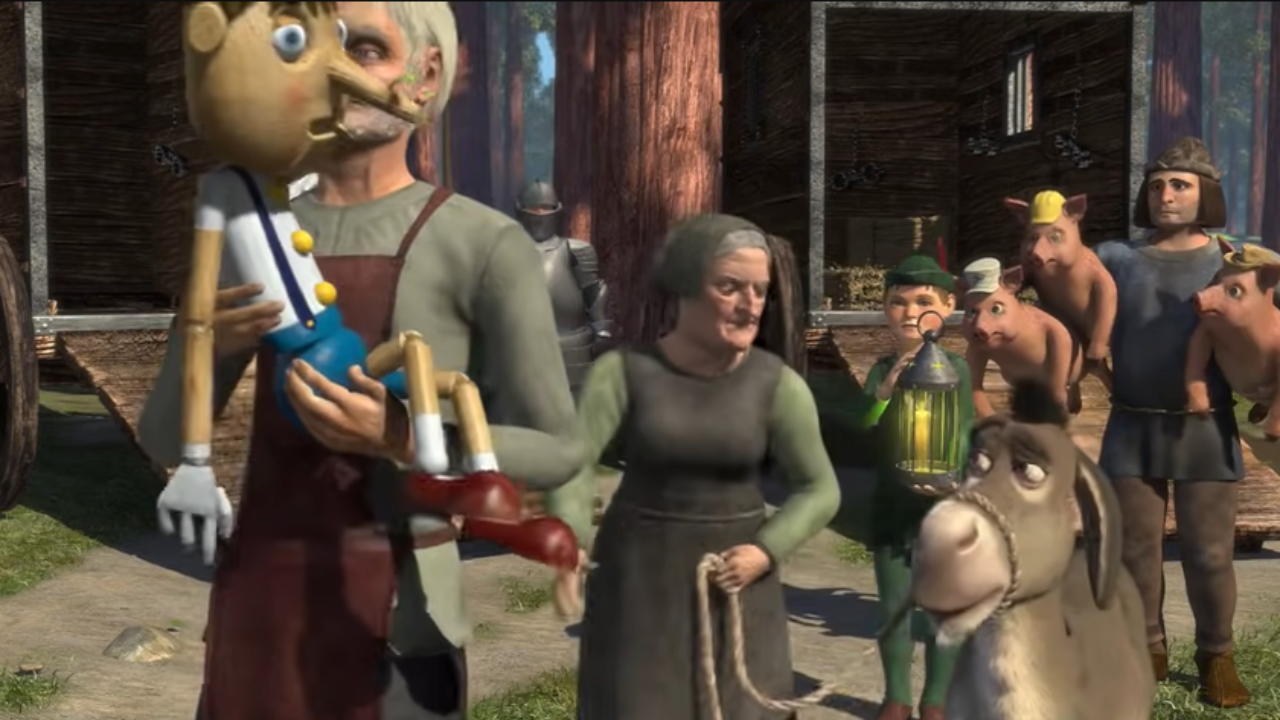 Teoría dice que Burro de Shrek nació en el mundo de Pinocho