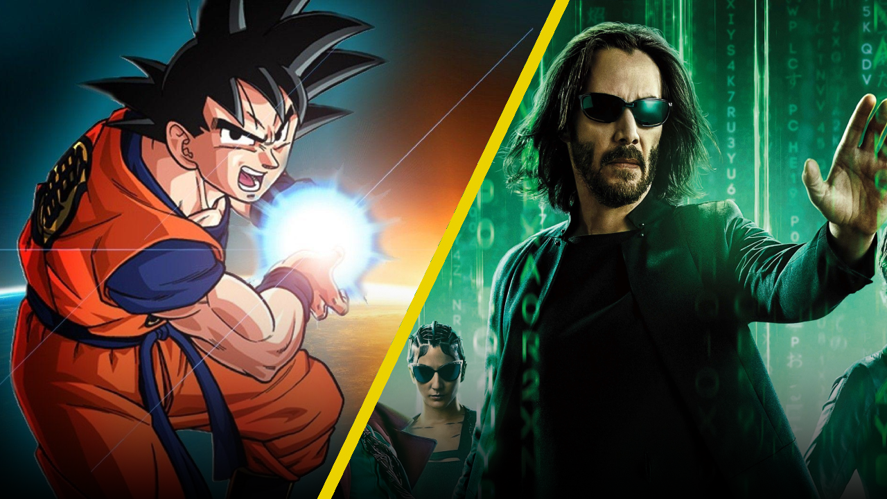 Dragon Ball As Se Ver An Gok Y Vegeta Como Keanu Reeves En Matrix