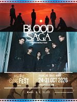 Cartel de ENHYPEN World Tour 'Blood Saga'