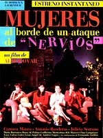 Cartel de Mujeres al borde de un ataque de nervios