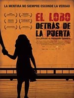 Cartel de El lobo detrás de la puerta