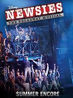 Cartel de Newsies: El musical de Broadway