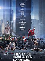 Cartel de Fiesta de navidad en la oficina