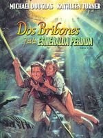 Cartel de Dos bribones tras la esmeralda perdida