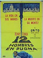 Cartel de 12 hombres en pugna