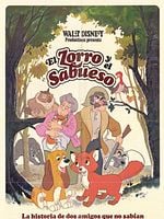 Cartel de El zorro y el sabueso