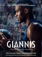 Cartel de Giannis: Un viaje al éxito