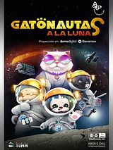 Cartel de Gatonautas a la Luna