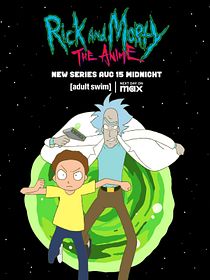 Cartel de Rick y Morty: el anime