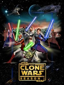 Cartel de Star Wars: La Guerra de los Clones Temporada 6