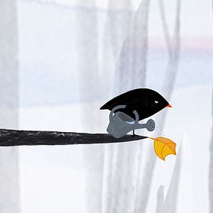 Foto The Little Bird and the Leaf