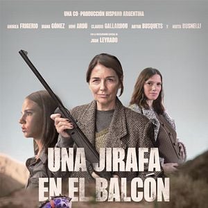 Foto Una jirafa en el balcón