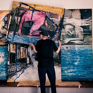 Foto En la línea del horizonte