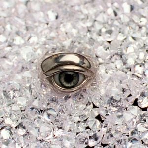 Foto Reflet Dans Un Diamant Mort