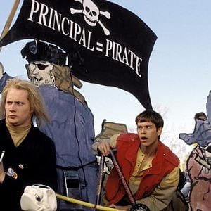 Foto Una joven pareja de idiotas