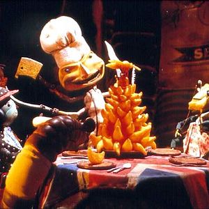 Foto James y el melocotón gigante