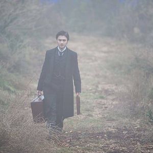 Foto La dama de negro