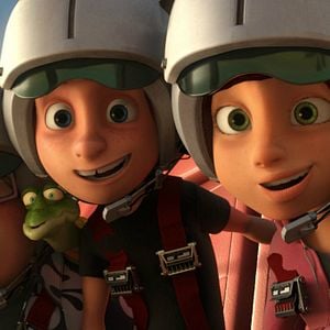 Foto Una familia espacial