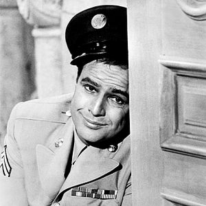 Foto Conversando con Marlon Brando