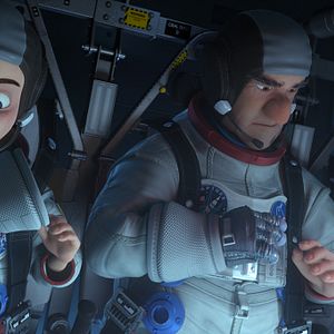 Foto Una familia espacial