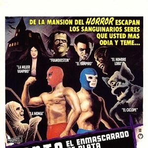 Foto Santo y Blue Demon contra los Monstruos