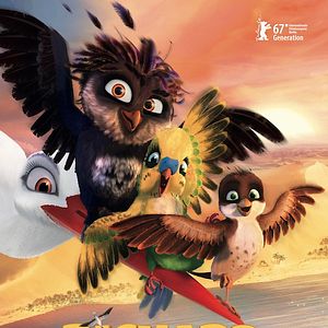 Foto Una cigüeña en apuros