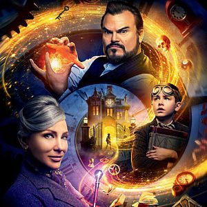 Foto La casa con un reloj en sus paredes