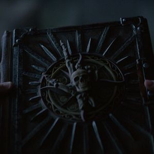 Foto La casa con un reloj en sus paredes