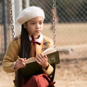 Foto La casa con un reloj en sus paredes