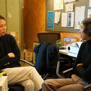 Foto The woman who ran