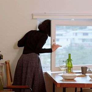 Foto The woman who ran