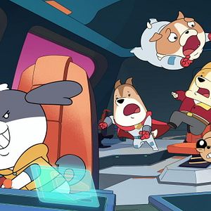 Foto Perros en el espacio