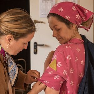 Foto Pod szarym niebem