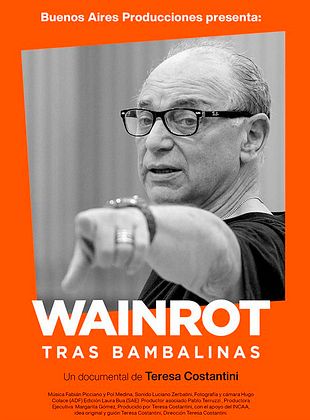 Cartel de  Wainrot, tras bambalinas