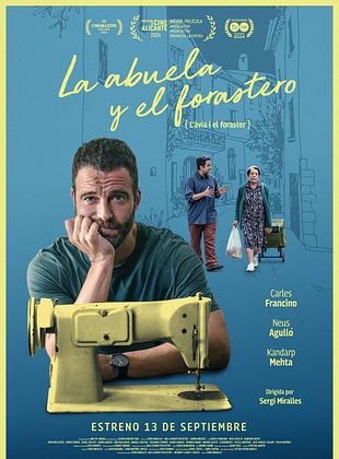 Cartel de  La abuela y el forastero