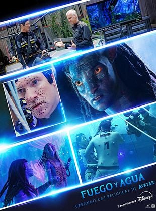 Cartel de  Fuego y Agua: Creando las películas de Avatar