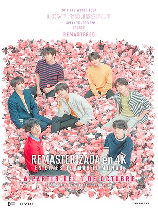 Cartel de BTS 2019 WORLD TOUR ‘LOVE YOURSELF: SPEAK YOURSELF’ LONDON Remastered