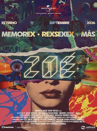Cartel de  MEMOREX + REXSEXEX Y MÁS