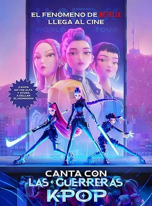 Cartel de  Las guerreras k-pop