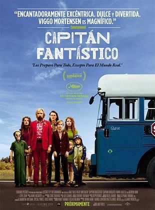Cartel de  Capitán Fantástico
