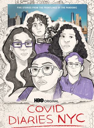 Cartel de Covid Diaries NYC