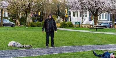 Cartel de Quédate adentro