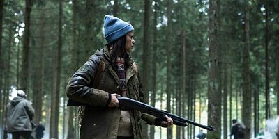 Cartel de La sombra y las presas