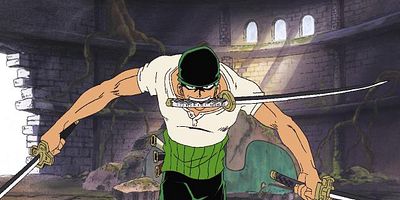 Cartel de Haikyo no kettō ! Kinpaku no Zoro tai Erik !
