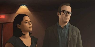 Cartel de La mano de Blackjack