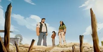 Cartel de Noche de lobos