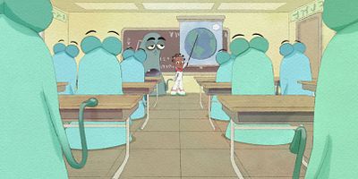 Cartel de Exchange Student