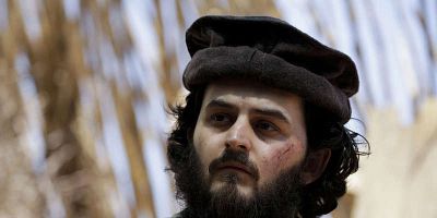 Cartel de ¡Me disparó, maldición!