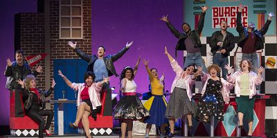 Cartel de Grease, 1990, Hackensack, Nueva Jersey