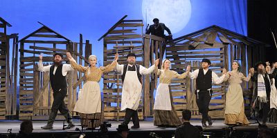 Cartel de El violinista en el tejado, 2001, Anaheim, CA